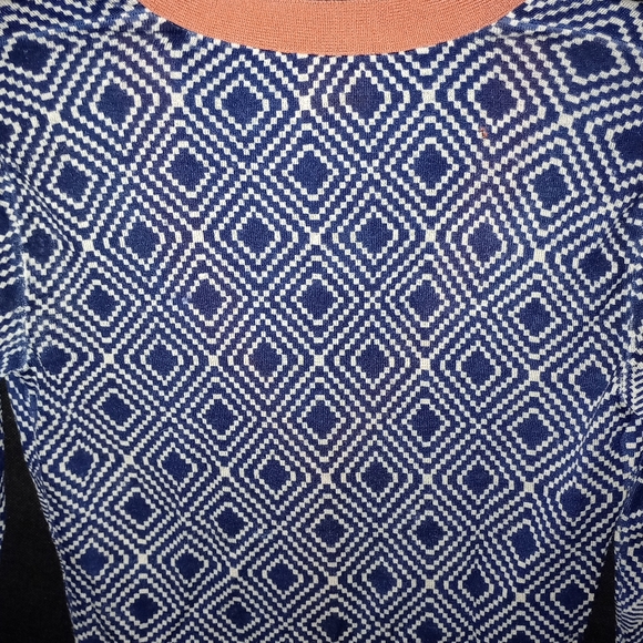 Tory Burch Geometric Pattern Cardigan Sweater Size XS - Picture 8 of 12